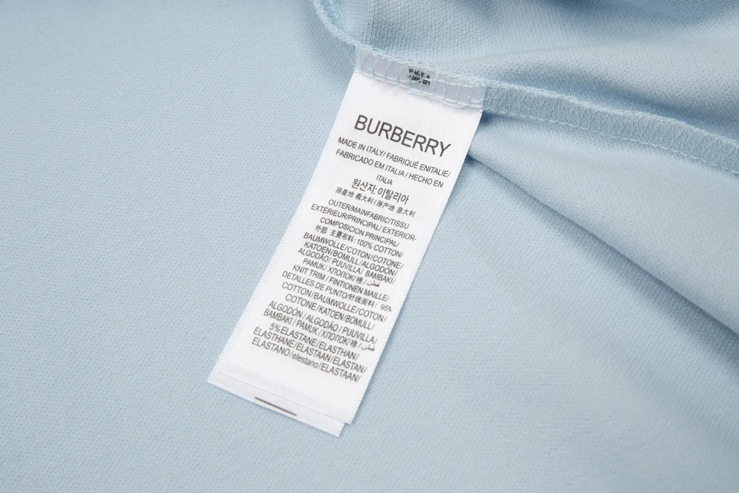 Burberry/ New Arrival Polo ！ ， polo ，Classic ， Versatile ， ， ！， ， Breathable， ， ， ， ， Premium ！M-3XL :Light Blue